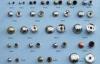 Metal Accessories Golden Studs Custom Snap Buttons For Bags , Clothing