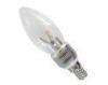 5W CIR 80 Transparent LED Candle Bulbs / 2700K Candle Light Bulbs With TUV EMC Approved