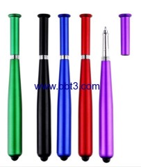 Promotional baseball bat shape stylus ballpoint pen