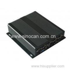 Industrial Mini box PC fanless D2550 PC