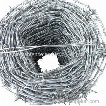 electro- galvanized Barbed Wire