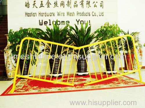 powder coating metal crowd control barrier