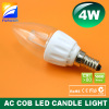 AC 4W transparent LED candle light