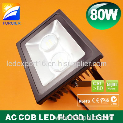 AC no driver 80W COB LED flood light