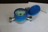 High Precision Remote Read Water Meter for municipal , Brass Residential Water Flow Meter