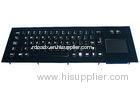 IP65 dynamic vandal proof industrial black metal keyboard with touchpad with high quality durable bl