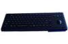 Industrial Trackball Black Metal Keyboards Compact Format With FN Keys