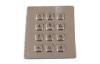 IP65 dynamic rated vandal proof Vending Machine Keypad with long stroke with 12 keys