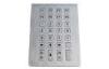 Short Stroke Vending Machine Keypad Waterproof Panel Mount , 28 Keys