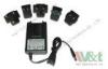 12W Wall Mount Power Adapter Universal Switching Power Supply 100V - 240VAC