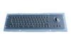 IP65 dynamic long stroke industrial pc keyboard with mechanical optical trackball