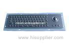 IP65 dynamic long stroke industrial pc keyboard with mechanical optical trackball