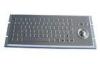 IP65 keyboard short stroke vandal proof metal kiosk mini type with optical trackball and function ke