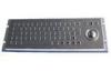 IP65 dynamic panel mount keyboard with optical trackball,compact format