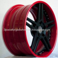 3 piece forged wheel