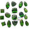 Cushion Chrome Diopside Gemstone Green For Bracelets 5mm 0.6 Carats