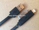 2 In 1 Multifunction IPhone USB Charger Cable For IPhone 4 / IPhone5