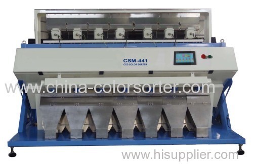 8T/H Bigger capacity over 99.5% accuracy with secondary sorting function ccd color sorting machine