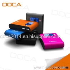 DOCA D565 8400mAh Portable Power Bank With 5 Colors