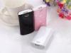 Pink Portable Battery Charger / Portable USB 2.0 Power Bank 4400MAH For Mobile Phone