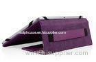 Purple Custom Samsung Tablet Leather Case , Tablet Wallet Case