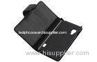 Black Leather LG Mobile Phone Covers Super Slim Mobile Phone Shells