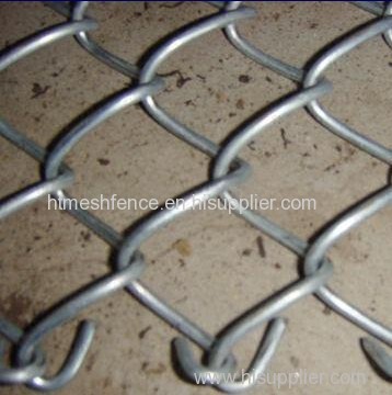 electro galvanized and hot-dipped galvanized Chain link fence