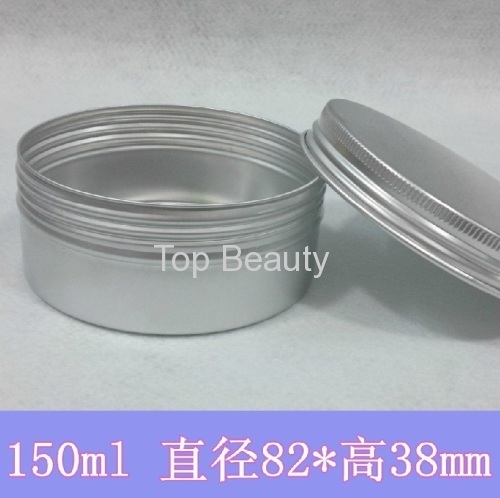 150ml Aluminum Box Metal Container Aluminum Jar Cosmetics Packaging Metal Box Tin Can Gift Box
