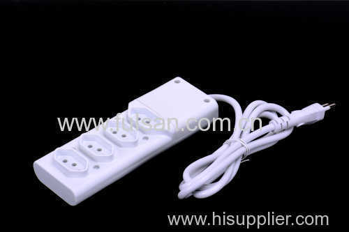 4 Outlets RJ45 Brazil Power Strip