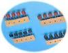 Square 250V 1A Radial Lead Micro Fuses , Time-Lag Fuse For Electronic Device Circuit