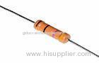 Yellow 10 ohm 1W 5% Carbon Film Resistor For PCB , Carbon Film Fixed Resistors