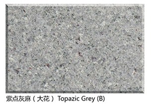 natural topazic imperial polished granite slab Topazic Grey(B)