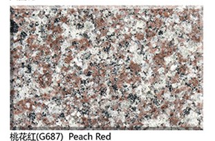 High Polished Granite G687 Peach Red