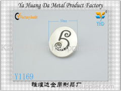 fashion wholesale metal bag label from yahuandga