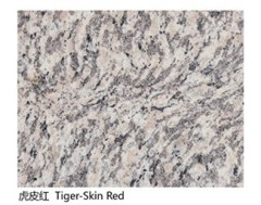 tiger skin red granite slab