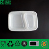 plastic fast food container with two compartment