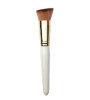 Angled round foundation brush,makeup brushes,vegan cosmetic powder brush