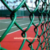 BWG8 PVC wire chain link fencing 60*60mm mesh size