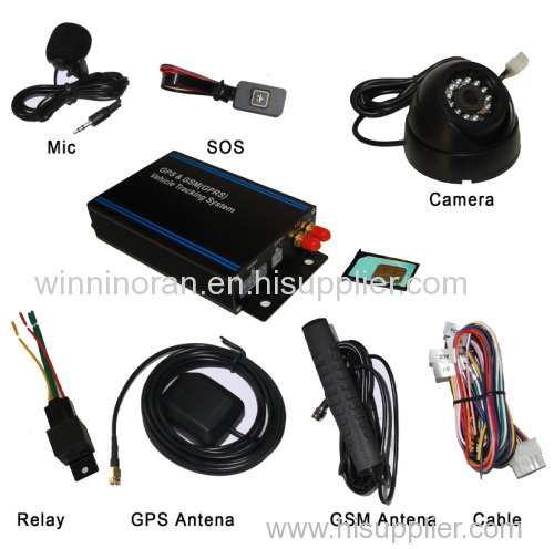 Real-time remote cut oil circuit anti-theft vehicle gps tracking