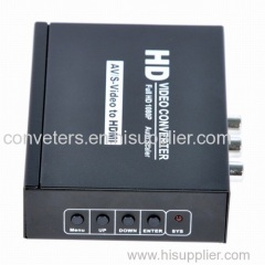 CVBS+S-Video+R/L Audio to HDMI Converter