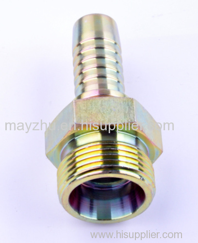 Metric Male 24 degree Cone Seat H.T. ISO 8434-1-DIN 3861 Swaged hose fitting