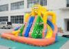 Residential Backyard Inflatable Water Slide Curved Brazil , Party Inflatable Rentals