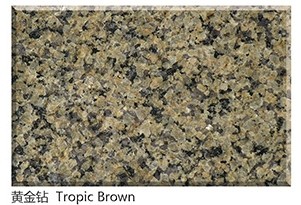 Natural Polished Granite Tropical Brown Slab