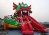 Dragon Red Huge Inflatable Water Park HR4040 EN71 For Pond Water Pool