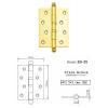 4 inch folding iron door hinge