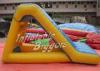 PVC Water Park Inflatable Water Game Floating Water Slide For Public Rental