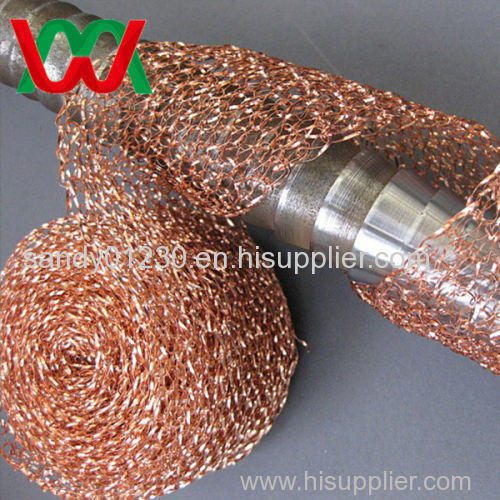 EMI shielding knitted copper wire mesh(ISO9001:2000)