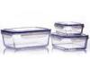 400ml High Borosilicate Pyrex Glass Containers Safe For Food In Microwave