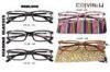 Leopard Print 2.00 Bifocal Reading Glasses , Rectangular Stainless Steel Full Frame