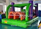 Vinyl Outdoor Inflatable Obstacle Course Moonwalk Bouncers , HR4040 UL